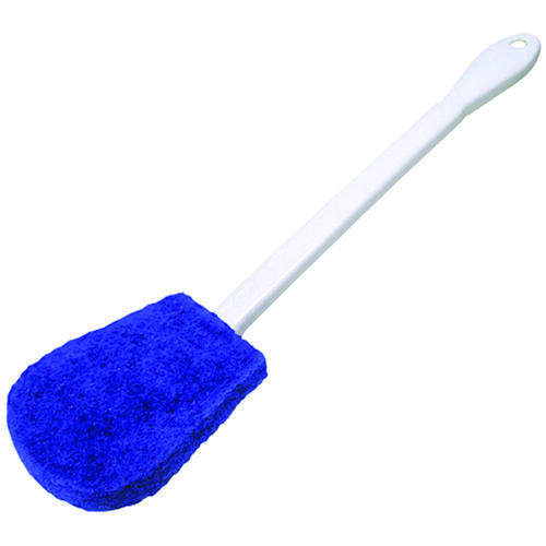 QUICKIE 306ZQK 306 Bath Bowl Scrub, Poly Fiber Bristle, Blue Bristle