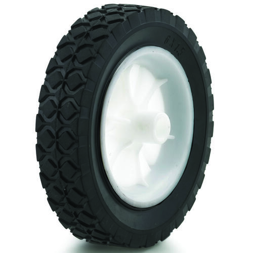 DH CASTERS W-PH60112P4 Hub Wheel, Light-Duty, Rubber, For: Lawn Mowers, Garden Carts and Other Portable Equipment's
