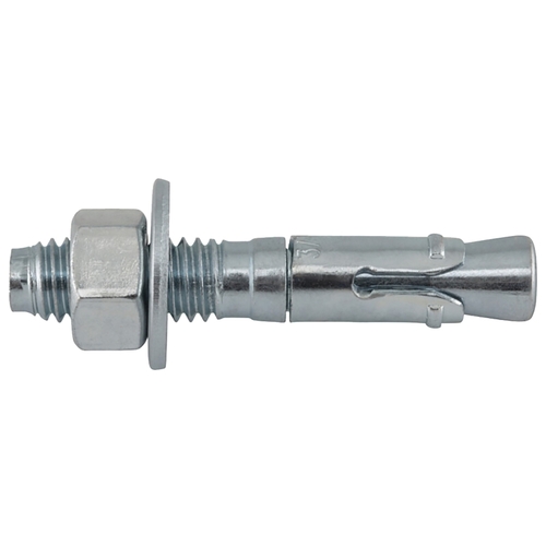 Power-Stud 7410SD1 Wedge Anchor, 3/8 in Dia, 2-1/4 in OAL, Carbon Steel, Zinc - pack of 50