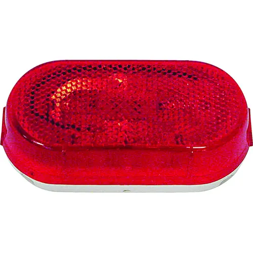 PM Company, LLC V108WR Marker Light, 12 V, Incandescent Lamp, Red Lens, Screw Mounting