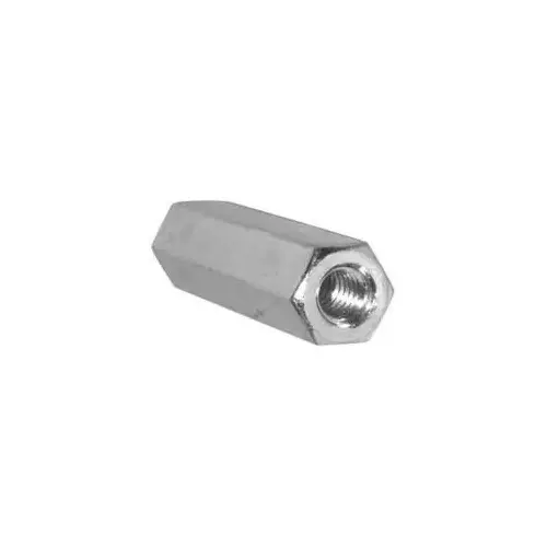 Coupling Nut, UNC-UNF Thread, 5/16-18 Thread, Steel, Zinc - pack of 2