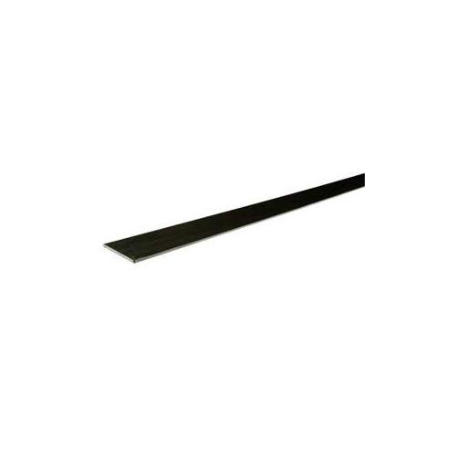 Mekano Series Flat Bar, 1-1/2 in W, 48 in L, 1/8 in Thick, Steel, Plain