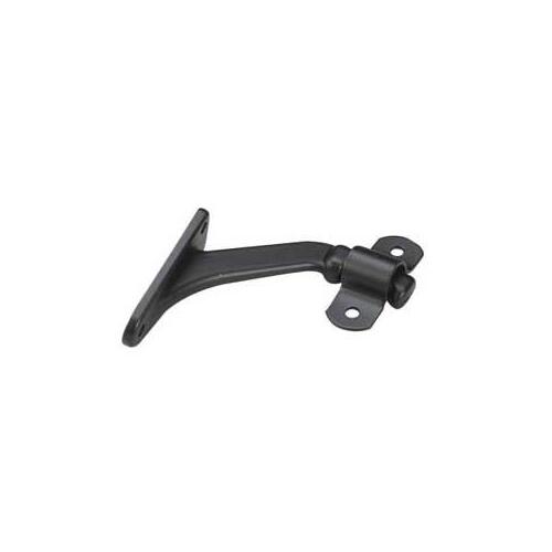 Heavy-Duty Handrail Bracket, Zinc, Brushed Chrome