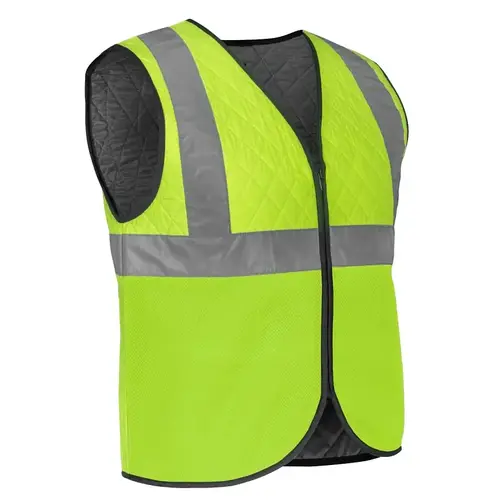 FIELDSHEER MCUV02100421 Hydrologic Mobile Cooling Series Safety Vest, L, Unisex, Fits to Chest Size: 45 to 48 in High-Visibility