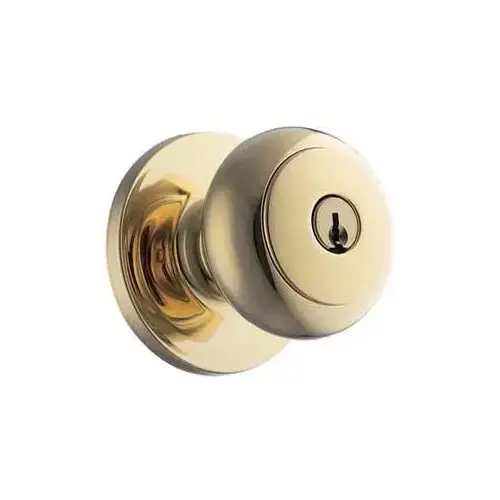 Troy Series Passage Door Knob, 2-1/16 in Dia Knob, Matte Black