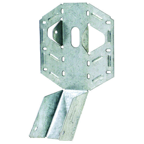 U-Joist Hanger, 4-7/8 in H, 1-1/2 in D, 1-9/16 in W, 2 x 6 in, Steel, Galvanized, Face Mounting