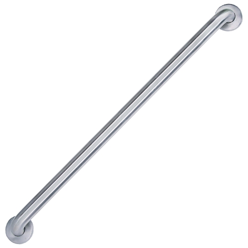 Safety Grab Bar, 32 in L Bar, Stainless Steel, Wall Mounted Mounting