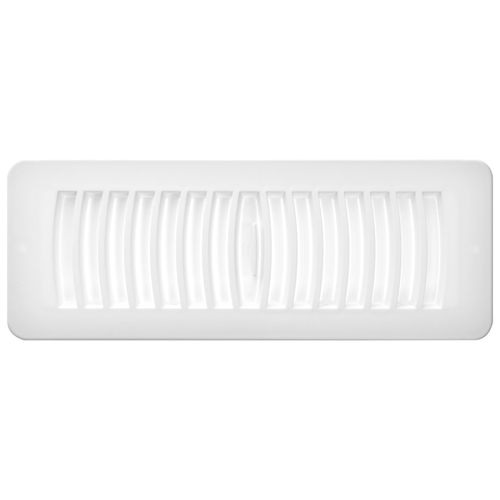 TOP FLAT REGISTER WHITE 4X10IN