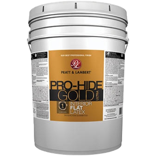 Pro-Hide Gold Ultra Z8180 Interior Paint, Flat, Neutral Base, 5 gal