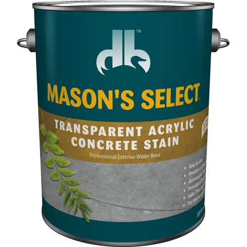 MASON'S SELECT 6000 Series Concrete Stain, Satin, Terracotta, Liquid, 1 gal - pack of 4