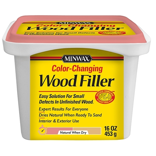 Wood Filler, Liquid, Natural, 16 oz