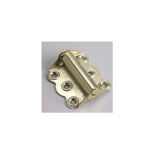 Non-Adjustable Integrated Surface Spring Hinge Brass