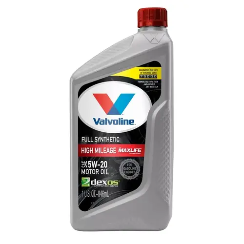 Valvoline 849644 Motor Oil, 5W-20, 1 qt Bottle Amber