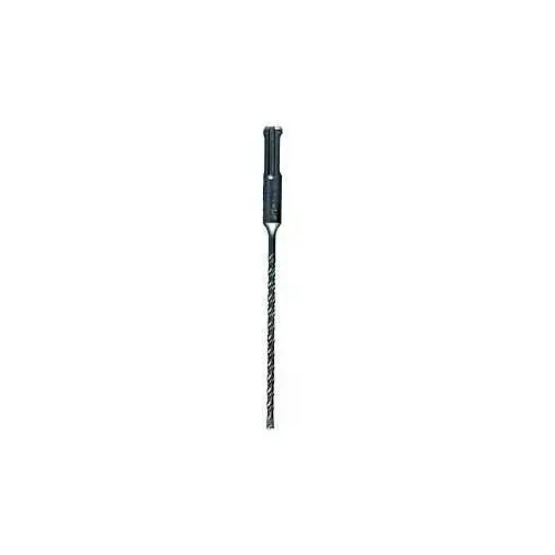 Rotary Hammer Drill Bit, 1/4 in Dia, 6 in OAL, 2-Flute, SDS Plus Shank