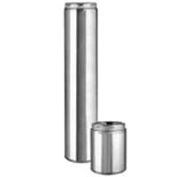 キヨ レトルト LEVEL1.2.3collection SELKIRK 208036U Chimney Pipe, 10 in OD, 36 in L, Stainless