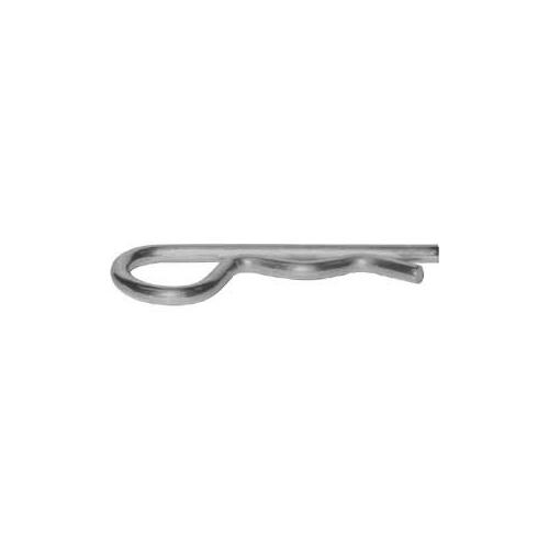 Hair Pin Clip, 5/32 in Dia Pin, 2-3/4 in L, Steel, Zinc - pack of 2