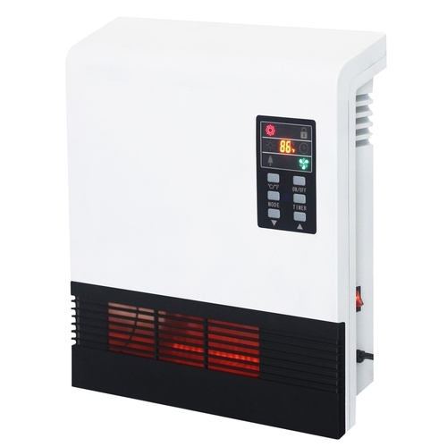 Comfort Glow QWH2100 Comfort Furnace, 15 A, 120 VAC, 1500 W, 5120 Btu, 1000 sq-ft Heating Area, Remote Control