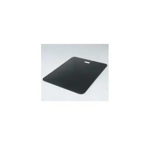 Stove Board, 52 in L, 46 in W, Steel, Black Pebble