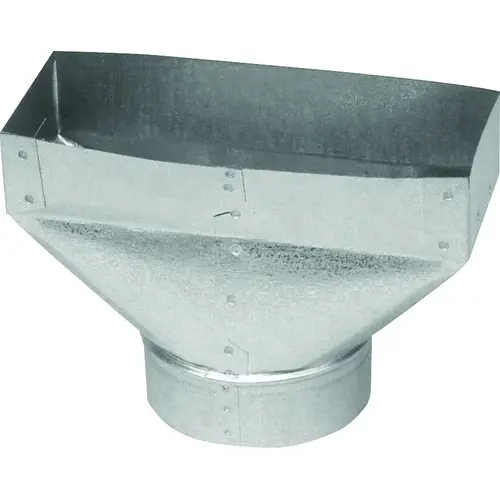 Universal Boot, 4 in L, 10 in W, 5 in H, Steel, Galvanized