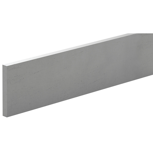 Mekano Series Flat Bar, 3/4 in W, 48 in L, 1/8 in Thick, Aluminum, 6061-T6 Grade