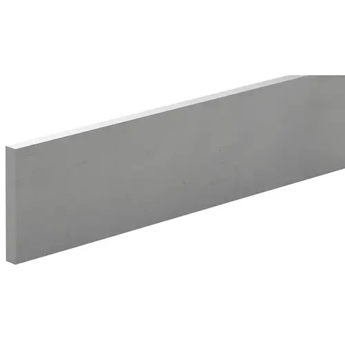 Reliable FBA3436 Mekano Series Flat Bar, 3/4 in W, 36 in L, 1/8 in Thick, Aluminum, 6061-T6 Grade