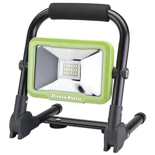 PowerSmith PWLR112FM Rechargeable Work Light, 10 W, Lithium-Ion Battery, 1-Lamp, LED Lamp, 1200/600/300 Lumens