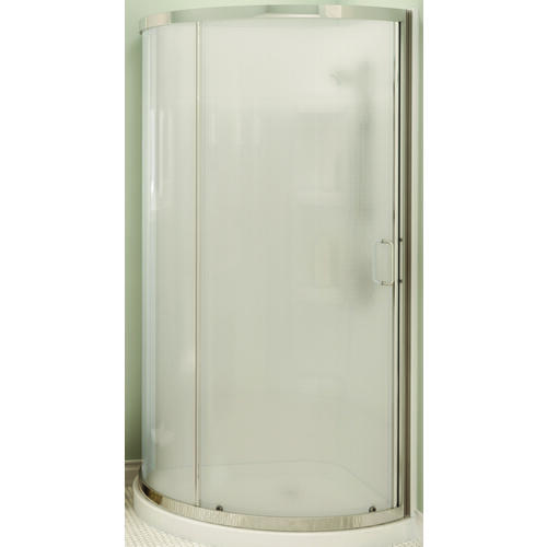 MAAX 300001-000-001101 Cyrene 300001-981-084 Shower Kit, 34 in L, 34 in W, 76 in H, Acrylic, Chrome, Glue Up Installation, Round