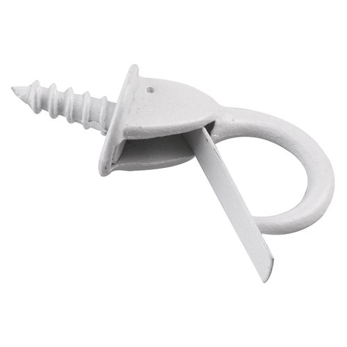 Safety Cup Hook, Metal White