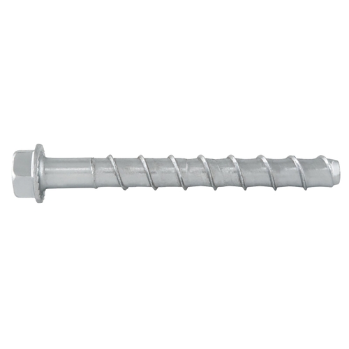 Screw-Bolt+ Screw Anchor, 5/8 in Dia, 6 in L, Carbon Steel, Zinc - pack of 25