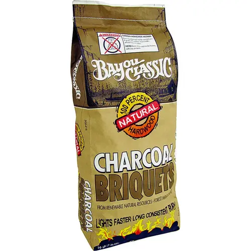 Bayou Classic 500-416 Charcoal Briquettes, 16 lb Bag