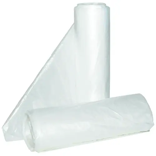 Hi-Lene Anti-Microbial Coreless Can Liner, 45 gal Capacity, HDPE, Clear - pack of 250