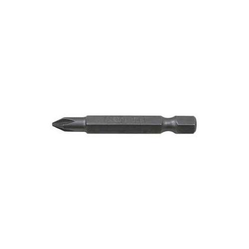 Screwdriver Bit, 3 Drive, Phillips Drive, 3 in L, Steel