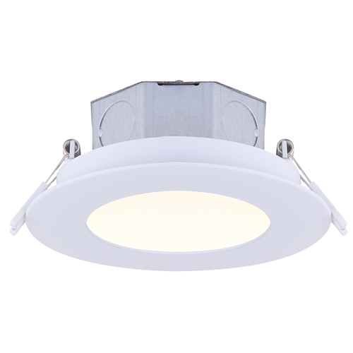 CANARM DL-4-9RR-WH-C-4 Recessed Downlight, 120 V, LED Lamp, White