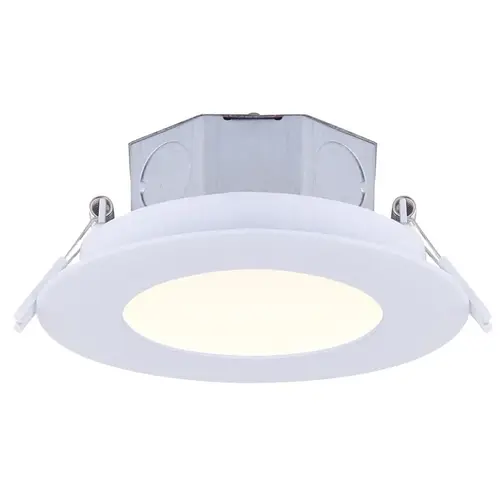 Recessed Downlight, 120 V, LED Lamp, White