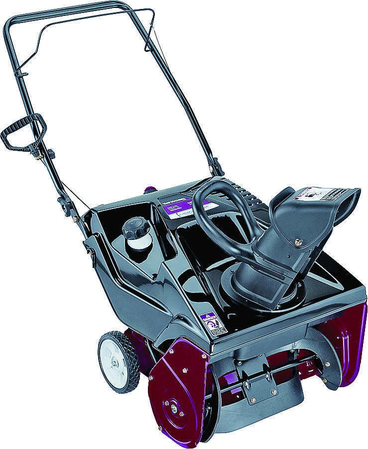 MTD PRODUCTS INC 31A-2M5GB66/766 31A-2M1E700 Snow Thrower, Gasoline, 123 cc Engine Displacement, OHV Engine, 1-Stage, Recoil Start