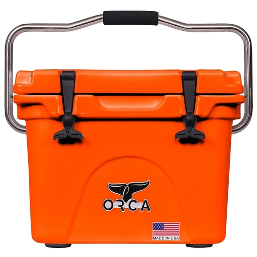 Cooler, 20 qt Cooler, Blaze Orange, Up to 10 days Ice Retention