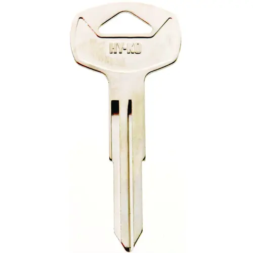 Automotive Key Blank, Brass, Nickel, For: Nissan Vehicle Locks - pack of 10