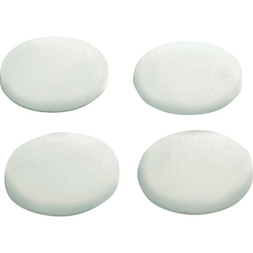 Furniture Bumper Pad, 1-1/4 in, Disk, PU - pack of 4