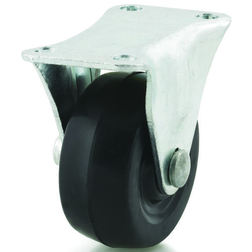 C-GD20RR Rigid Caster, 2 in Dia Wheel, 15/16 in W Wheel, Rubber Wheel, 90 lb