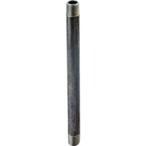 ProSource BN 11/2X18-S Pipe Nipple, 1-1/2 in, Male, Steel, SCH 40 Schedule, 18 in L
