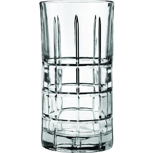 68332L13 Manchester Tumbler, 16 oz Capacity, Glass, Clear, Dishwasher Safe: Yes - pack of 4