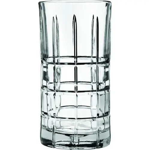 68332L13 Manchester Tumbler, 16 oz Capacity, Glass, Clear, Dishwasher Safe: Yes - pack of 4