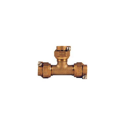 Legend 313-390NL T-4442NL Series Pipe Tee, 3/4 in, Pack Joint, Bronze, 100 psi Pressure