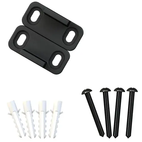 Door Guide, Plastic, Black, Floor Mounting