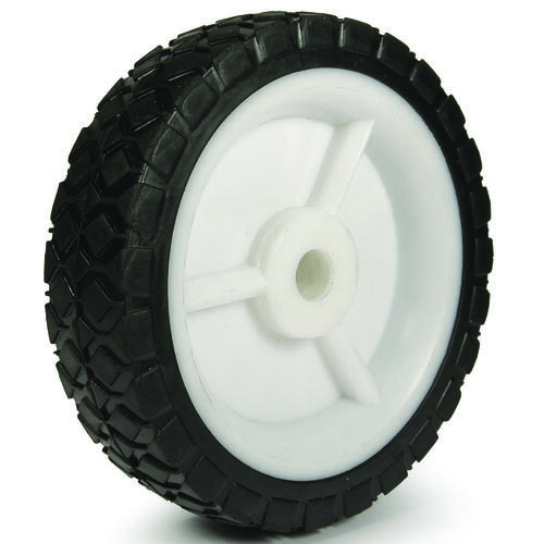 Hub Wheel, Light-Duty, Rubber, For: Lawn Mowers, Garden Carts and Other Portable Equipment's