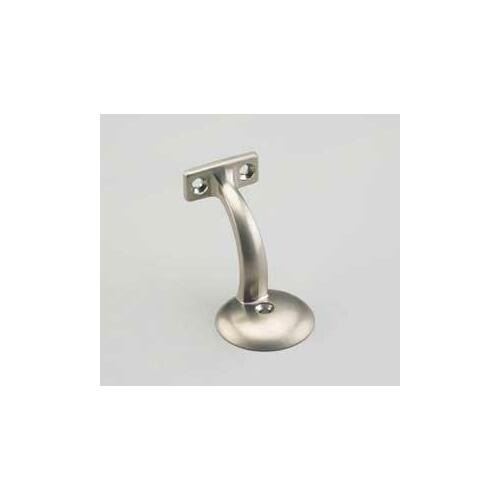 Heavy-Duty Handrail Bracket, Metal, Satin Nickel