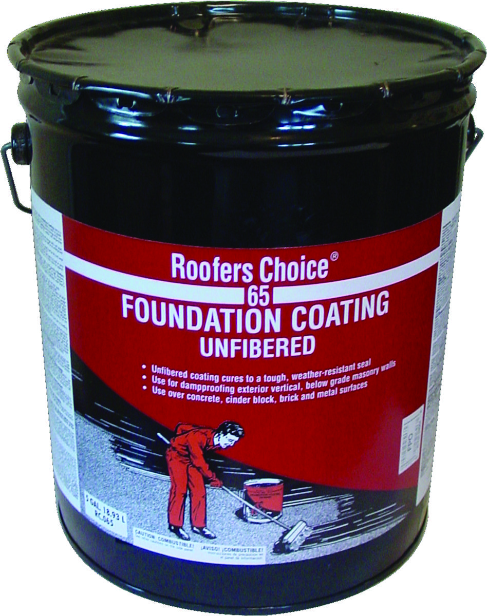 HENRY RC065070 RC065 Series Foundation Coating, Black, Liquid, 4.75 gal Pail