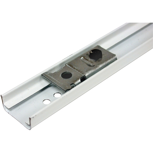 Onward 14348WBC Door Mechanism Track, Steel, 47-3/4 in L White