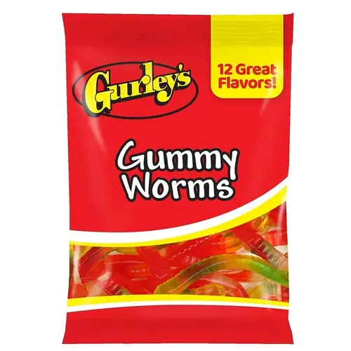 GUMMY WORMS GURLEYS 5.75OZ