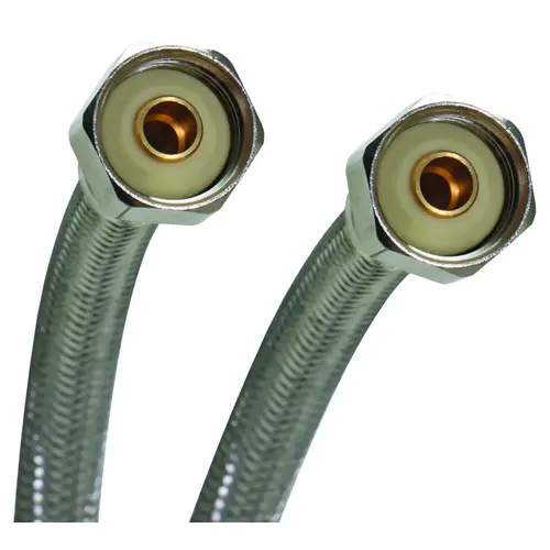 Click Seal Series Water Supply Connector, 1/2 in, FIP, Vinyl